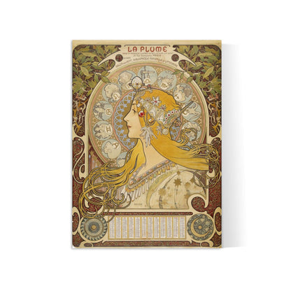Affiche Alphonse Mucha "Zodiac" vintage - Art Nouveau - Haute Définition - papier mat 230gr/m2