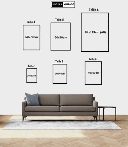 Affiche bateau vintage "Union Castle Line" - Odin Rosenvinge - Haute Définition - papier mat 230gr/m²