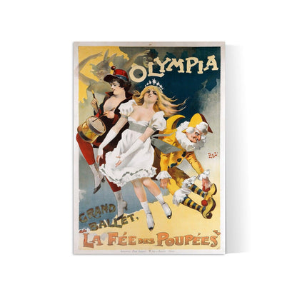 Affiche cabaret vintage " La fée des poupées" -PAL - Haute Définition - papier mat 230gr/m²