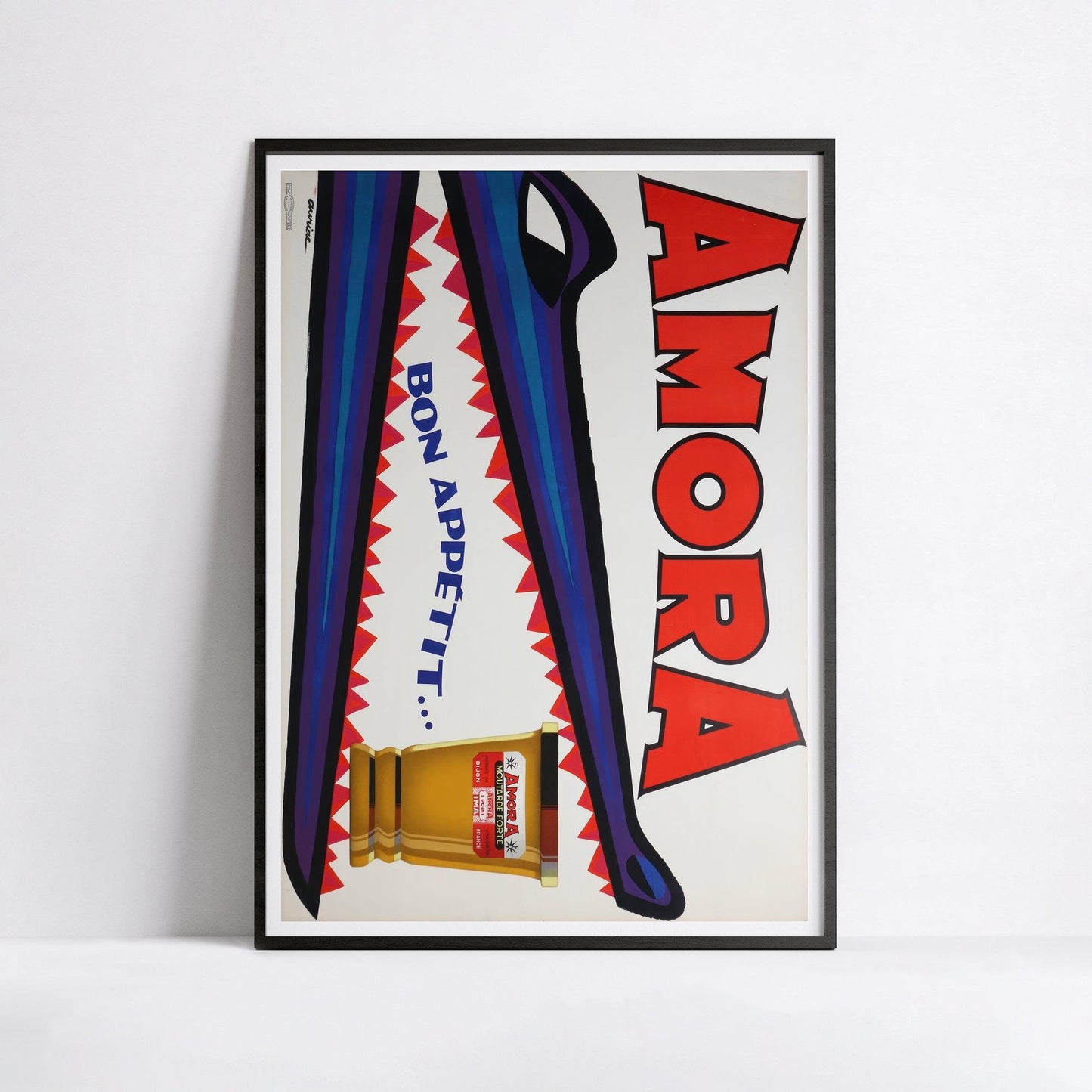Affiche cuisine vintage "Amora"- Haute Définition - papier mat 230gr/m²