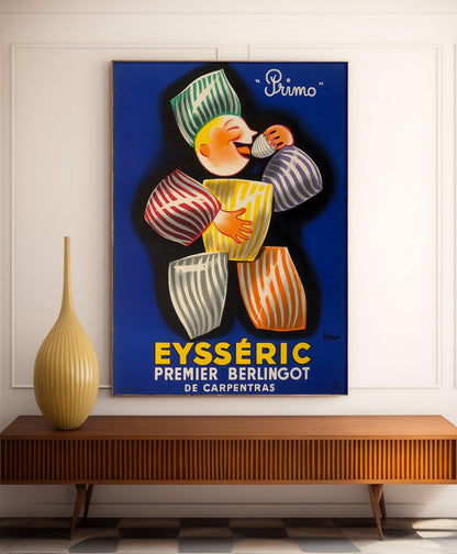 Affiche cuisine vintage "Berlingots Eysséric" -Pierre  Bellenger - Haute Définition - papier mat 230gr/m²