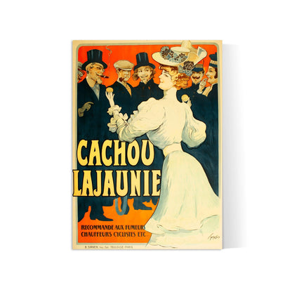 Affiche Cuisine vintage "Cachou Lajaunie" - Francisco Tamagno - Haute Définition - papier mat 230gr/m²