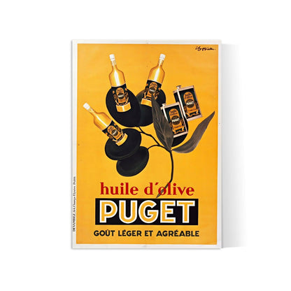 Affiche cuisine vintage "Huile Puget"- Leonetto Cappiello - Haute Définition - papier mat 230gr/m²