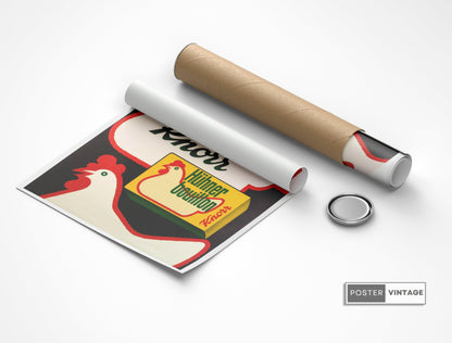 Affiche cuisine vintage "Knorr"- Haute Définition - papier mat 230gr/m²