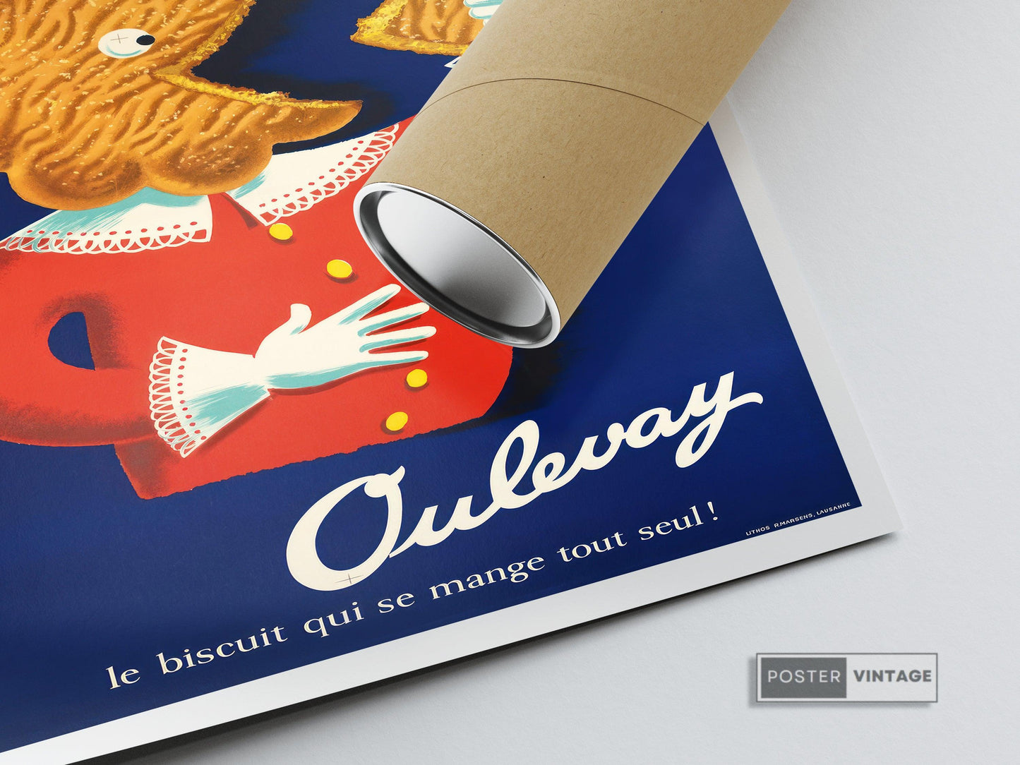 Affiche cuisine vintage "Oulevay" - Haute Définition - papier mat 230gr/m²