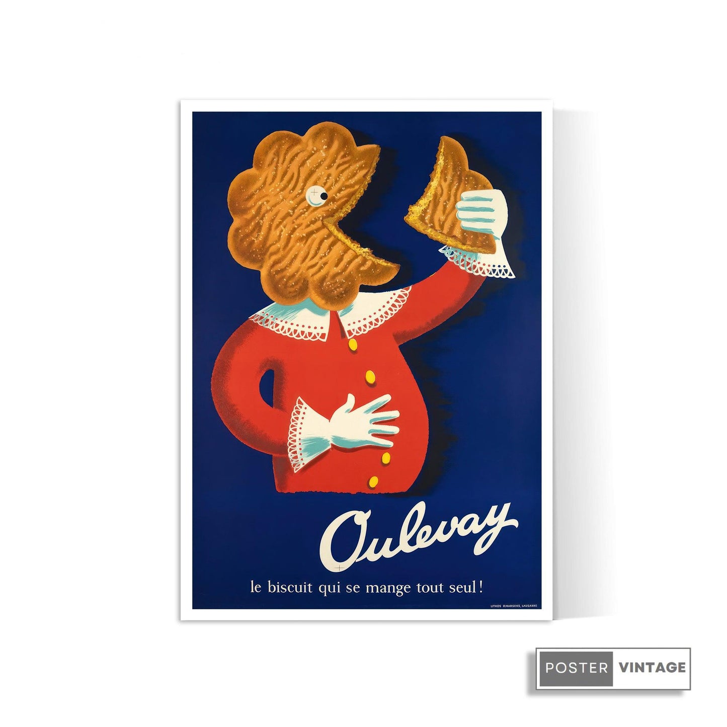Affiche cuisine vintage "Oulevay" - Haute Définition - papier mat 230gr/m²