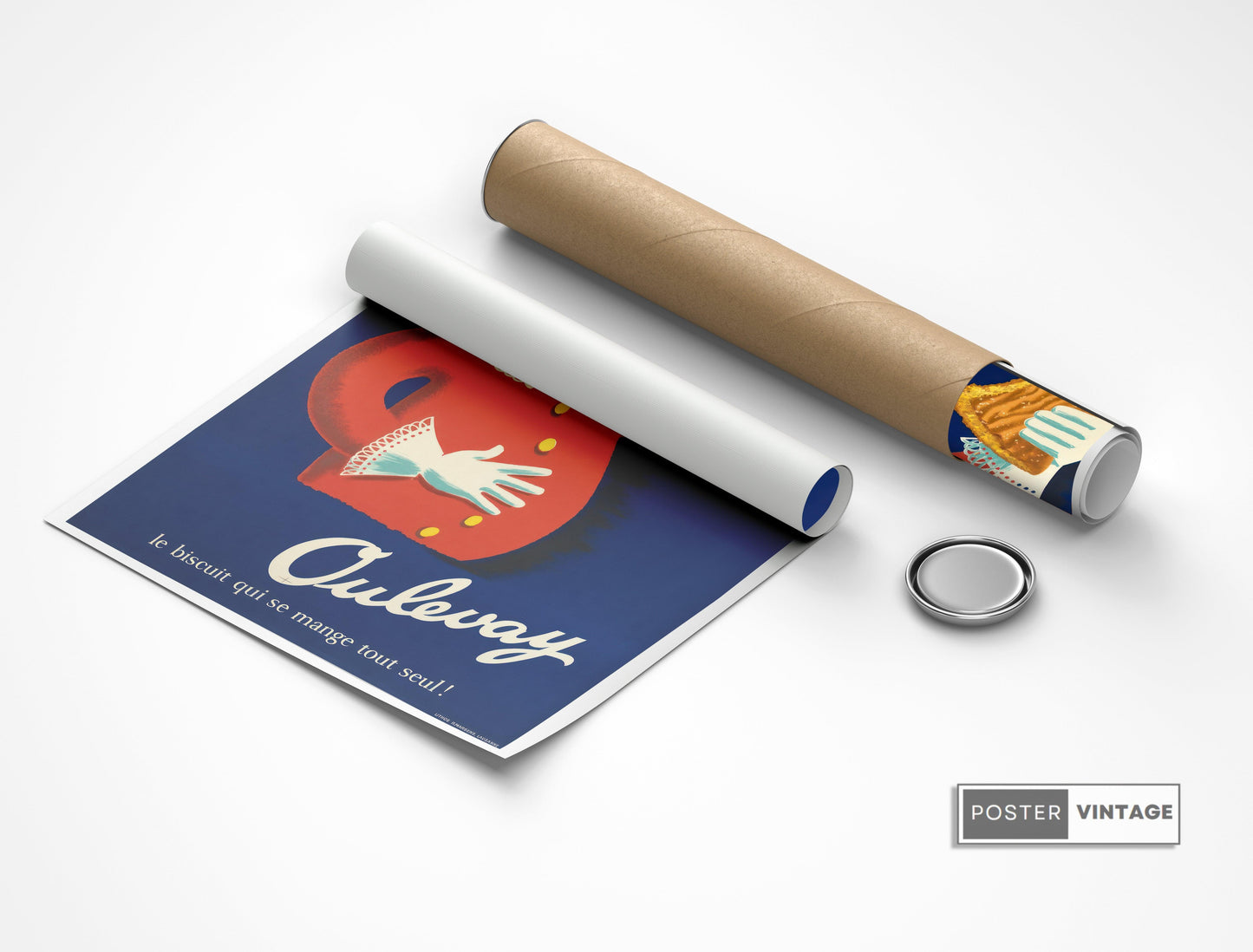 Affiche cuisine vintage "Oulevay" - Haute Définition - papier mat 230gr/m²