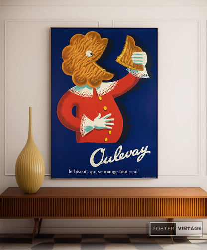 Affiche cuisine vintage "Oulevay" - Haute Définition - papier mat 230gr/m²