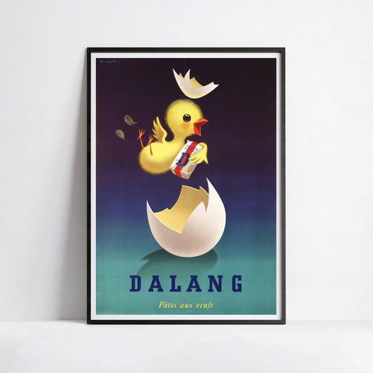 Affiche cuisine vintage "Pâtes Daland"- Haute Définition - papier mat 230gr/m²