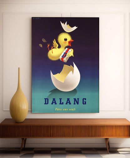 Affiche cuisine vintage "Pâtes Daland"- Haute Définition - papier mat 230gr/m²