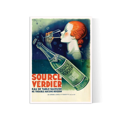 Affiche cuisine vintage " Source Verdier" - Henry Le Monnier - Haute Définition - papier mat 230gr/m²