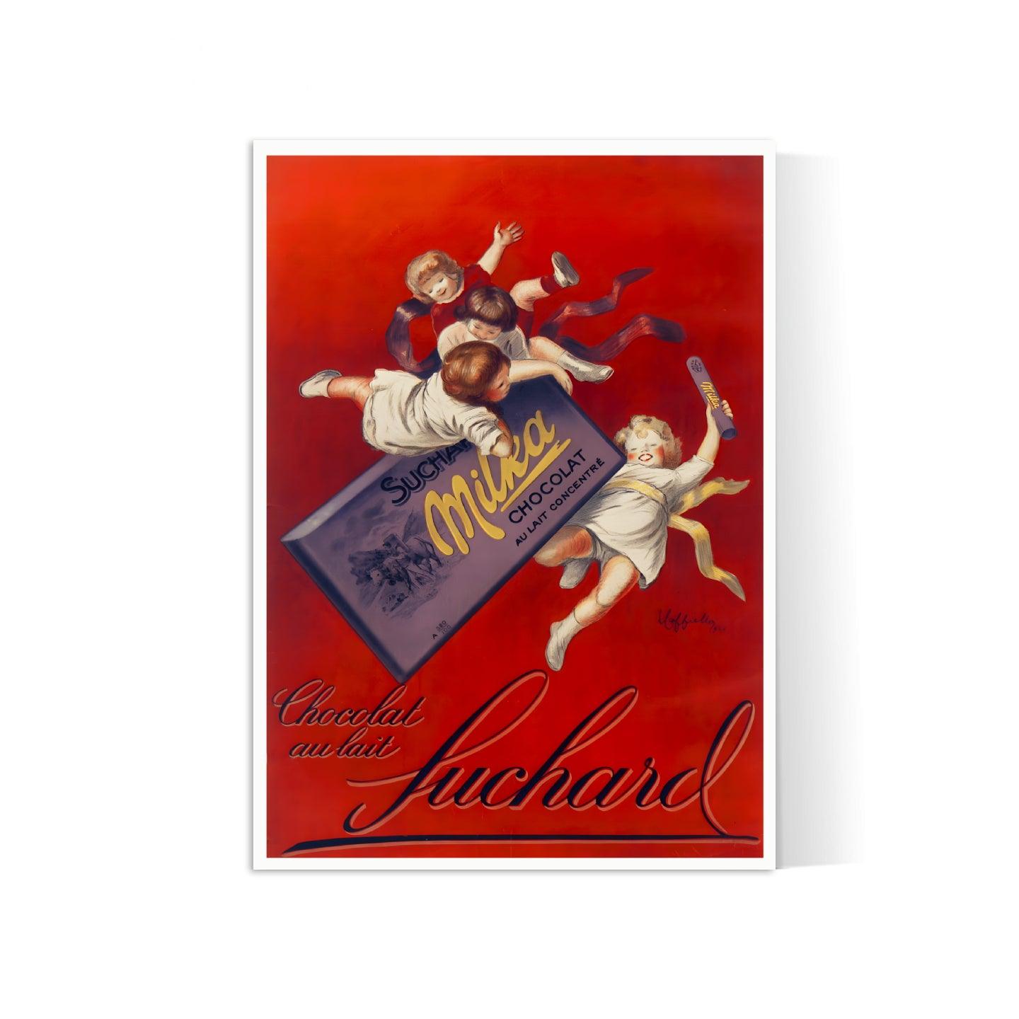 Affiche cuisine vintage "Suchard" - Leonetto Cappiello - Haute Définition - papier mat 230gr/m²