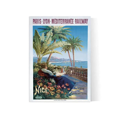 Affiche "Nice" vintage - Hugo D'Alesi - Haute Définition - papier mat 230gr/m2