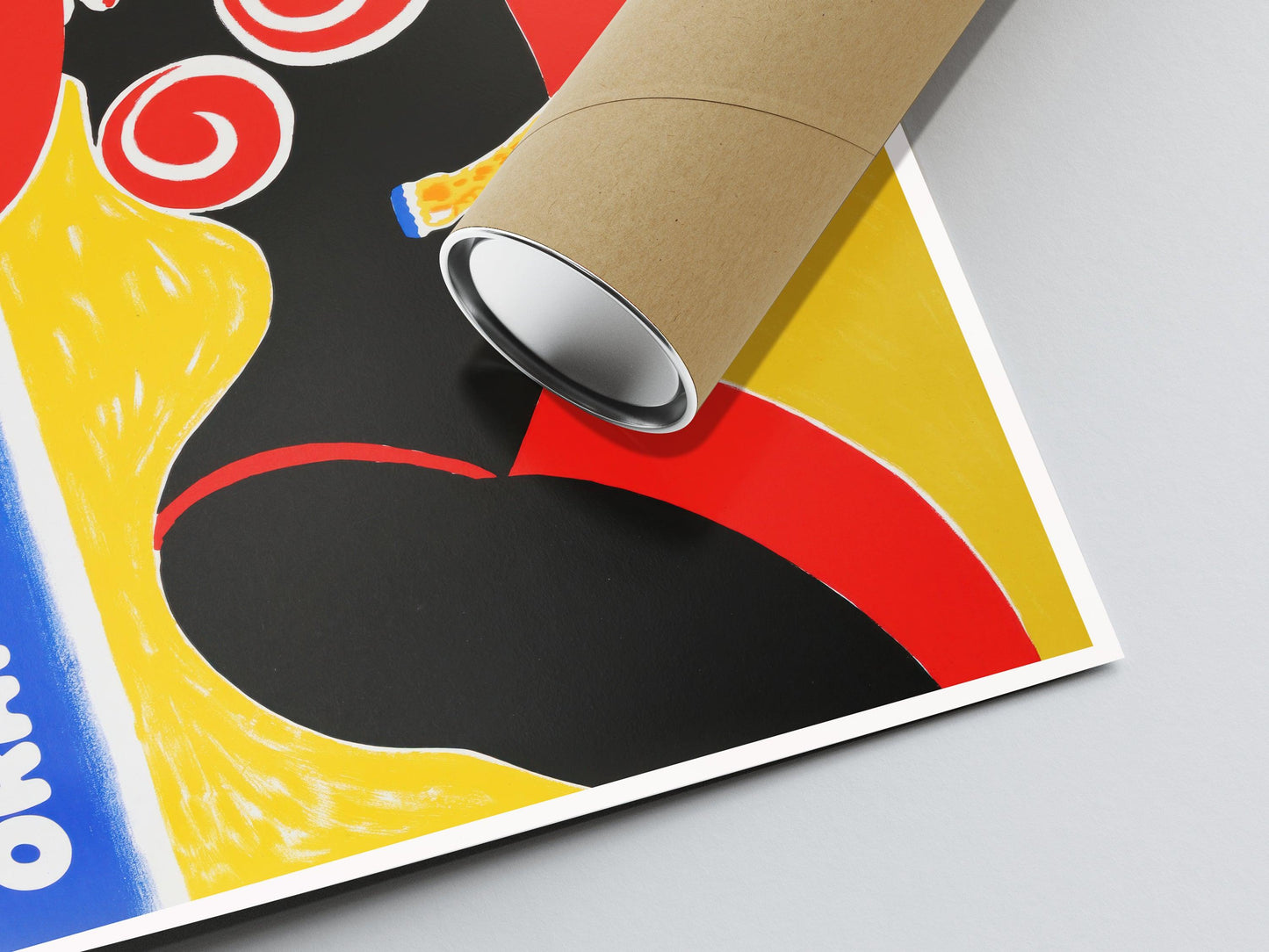 Affiche Orangina "Bronzette sur la plage " - Villemot - Haute Définition - papier mat 230gr/m²