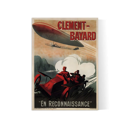 Affiche publicitaire vintage "Clément-Bayard" - Ernest Montaut - Haute Définition - papier mat 230gr/m²
