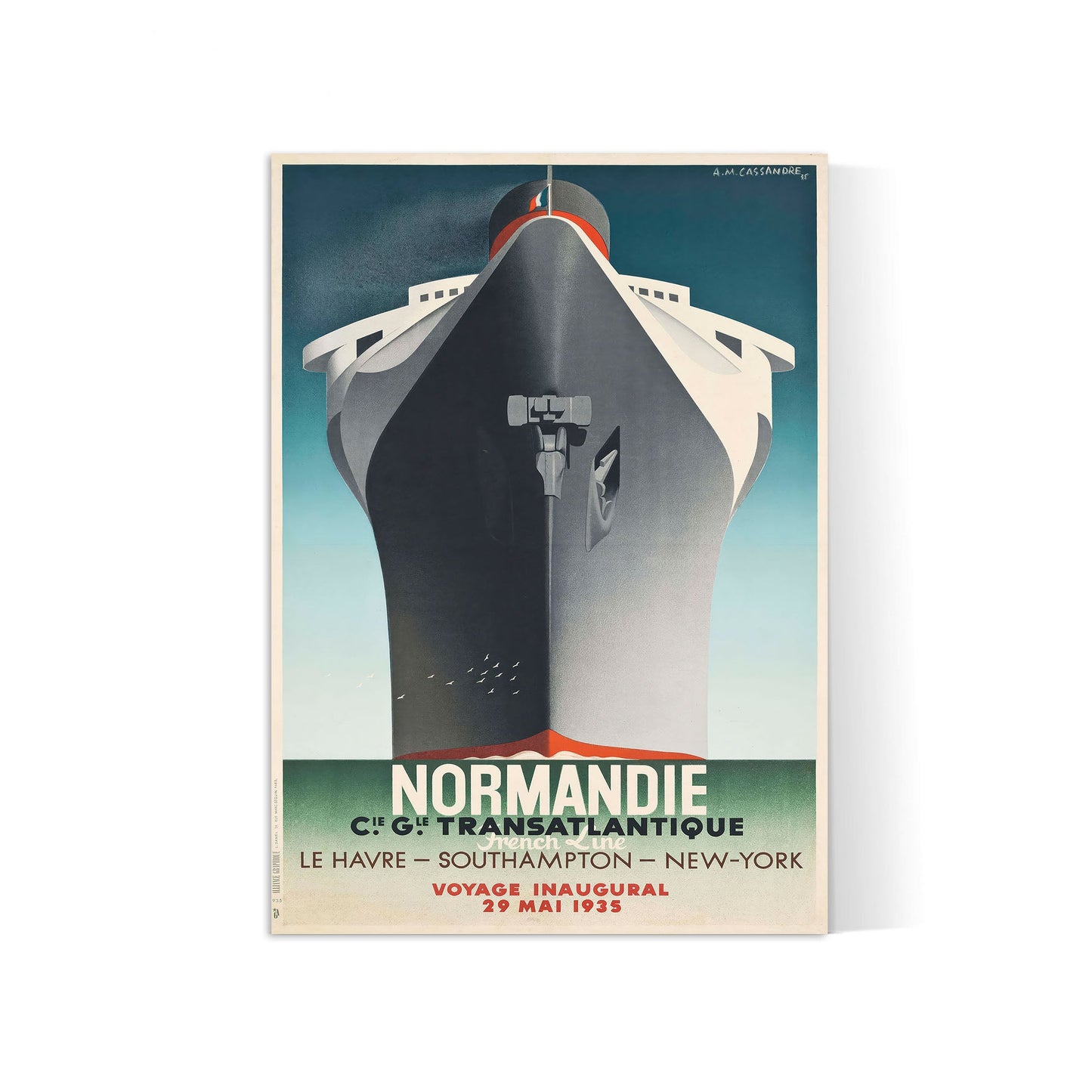 Affiche   Cunard White Star -A Roquin- Haute Définition