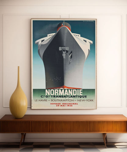 Affiche   Cunard White Star -A Roquin- Haute Définition