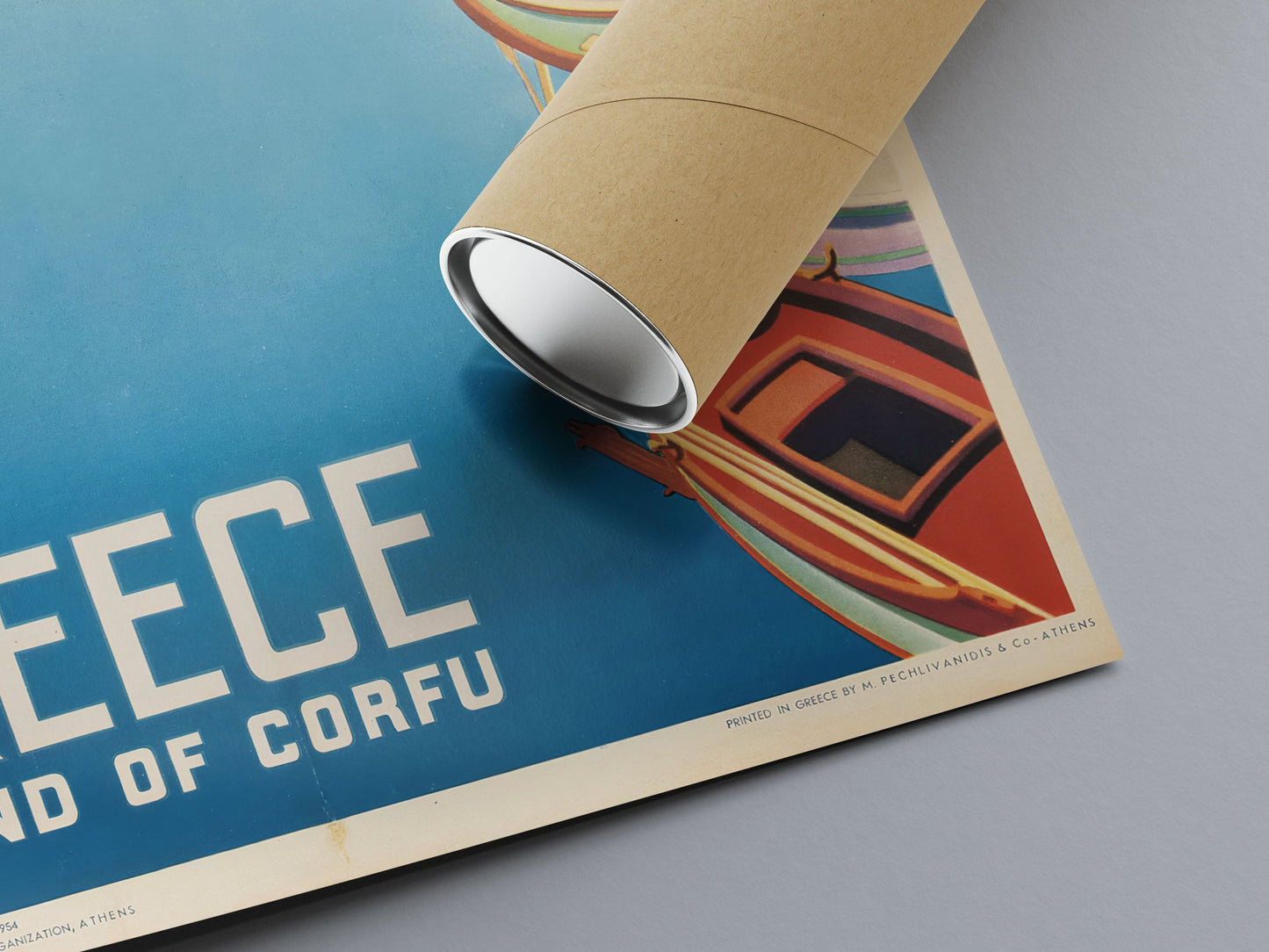Affiche  Greece- Island of Corfu- Anonyme- Haute Définition - papier mat 230gr/m²
