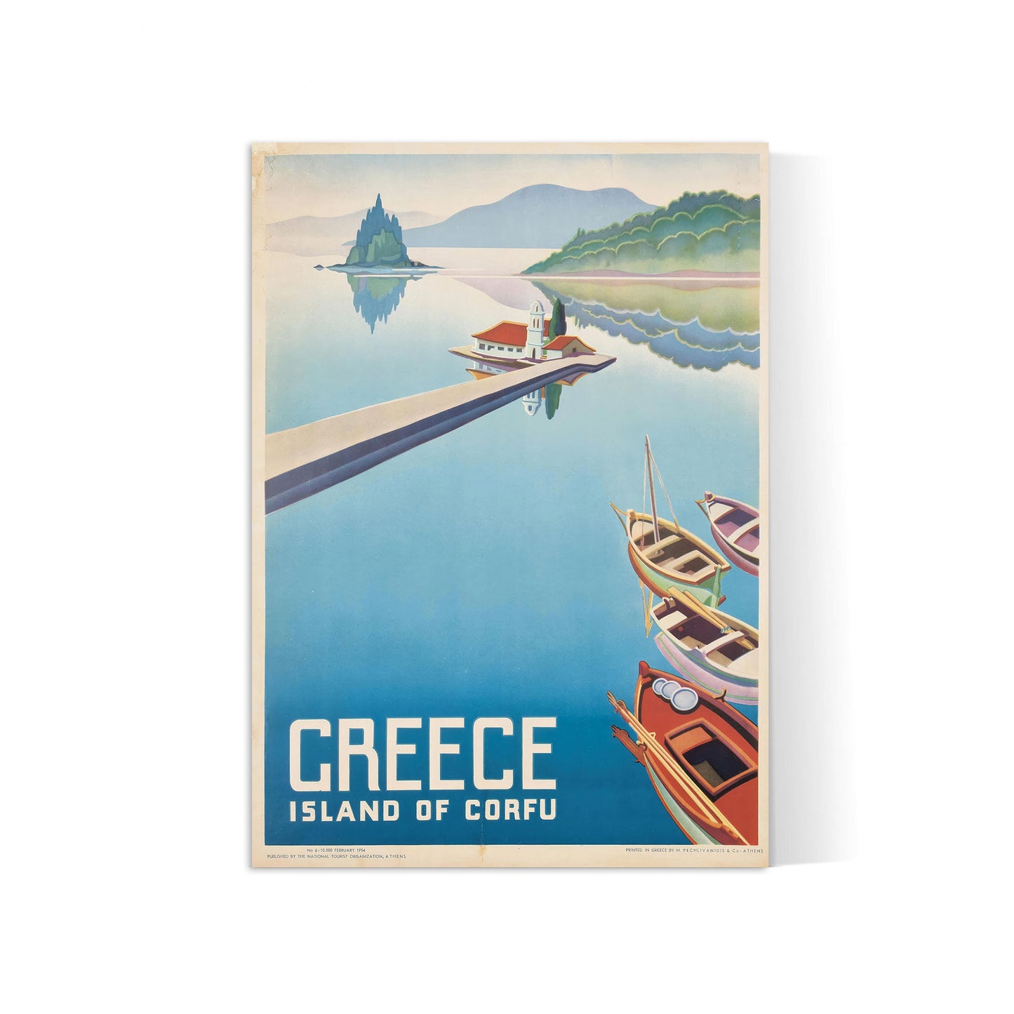 Affiche  Greece- Island of Corfu- Anonyme- Haute Définition - papier mat 230gr/m²