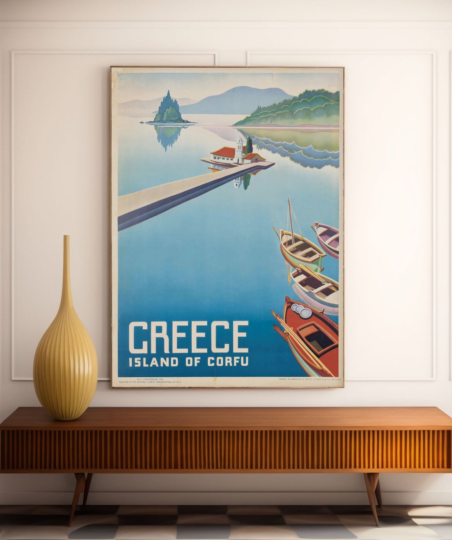 Affiche  Greece- Island of Corfu- Anonyme- Haute Définition - papier mat 230gr/m²