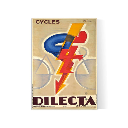 Affiche  Cycles Dilecta- Georges Favre- Haute Définition - papier mat 230gr/m² (Copie)