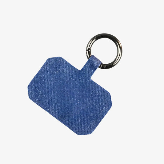 Patch adaptateur bleu avec anneau argenté