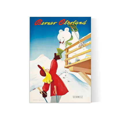 Affiche  Berner Oberland -  Paul Gusset - Haute Définition - papier mat 230gr/m²