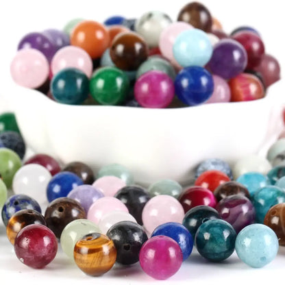 Perles en pierre naturelle 4 et 6 mm