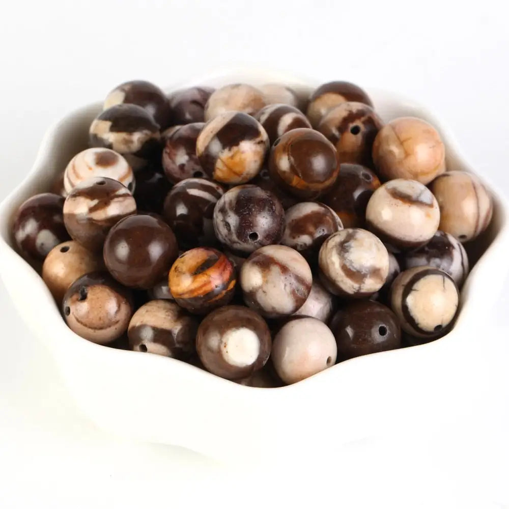 Perles en pierre naturelle 4 et 6 mm