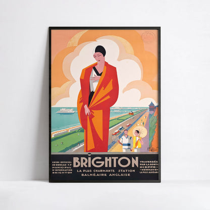 Affiche  Brighton -  Pierre Commarmond -Haute Définition - papier mat 230gr/m²