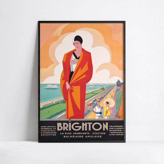 Affiche  Brighton -  Pierre Commarmond -Haute Définition - papier mat 230gr/m²