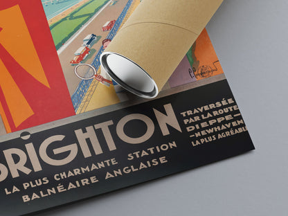 Affiche  Brighton -  Pierre Commarmond -Haute Définition - papier mat 230gr/m²