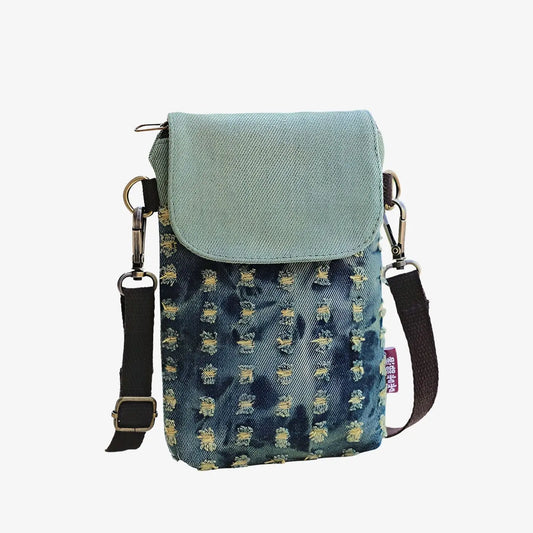 Pochette téléphone tissu