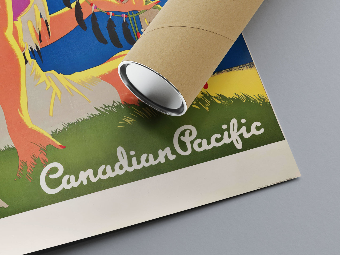 Affiche   Canada Holidays- Canadian Pacifique- Tom Purvis- Haute Définition - papier mat 230gr/m²